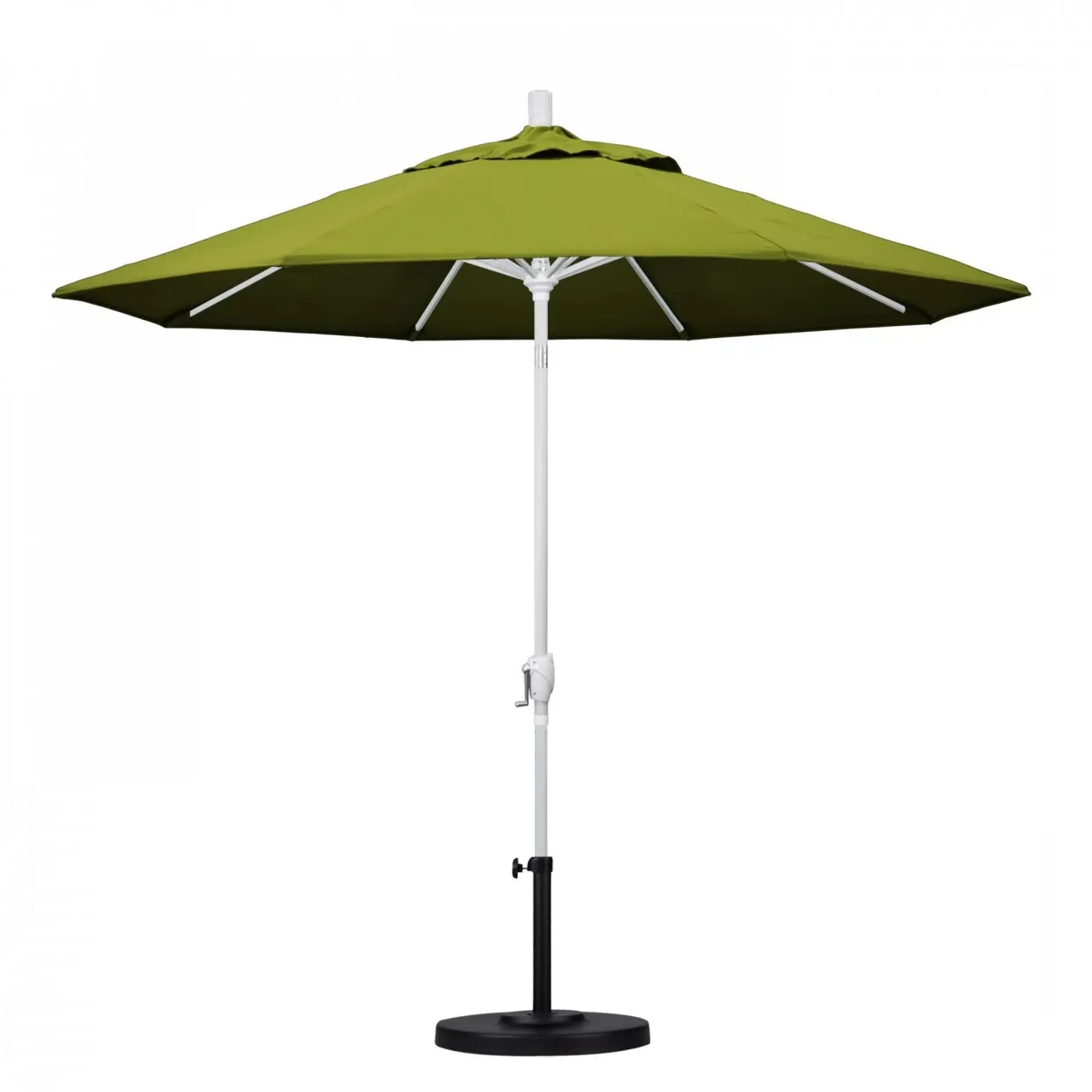 California Umbrella Pacific Trail Series 9 ft Patio Umbrella - Residential Grade with Push Button Tilt and Crank Lift