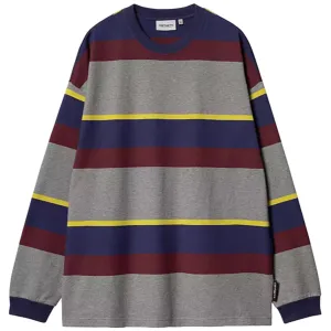 CARHARTT WIP L/S Sundling T-Shirt Sundling Stripe Aura