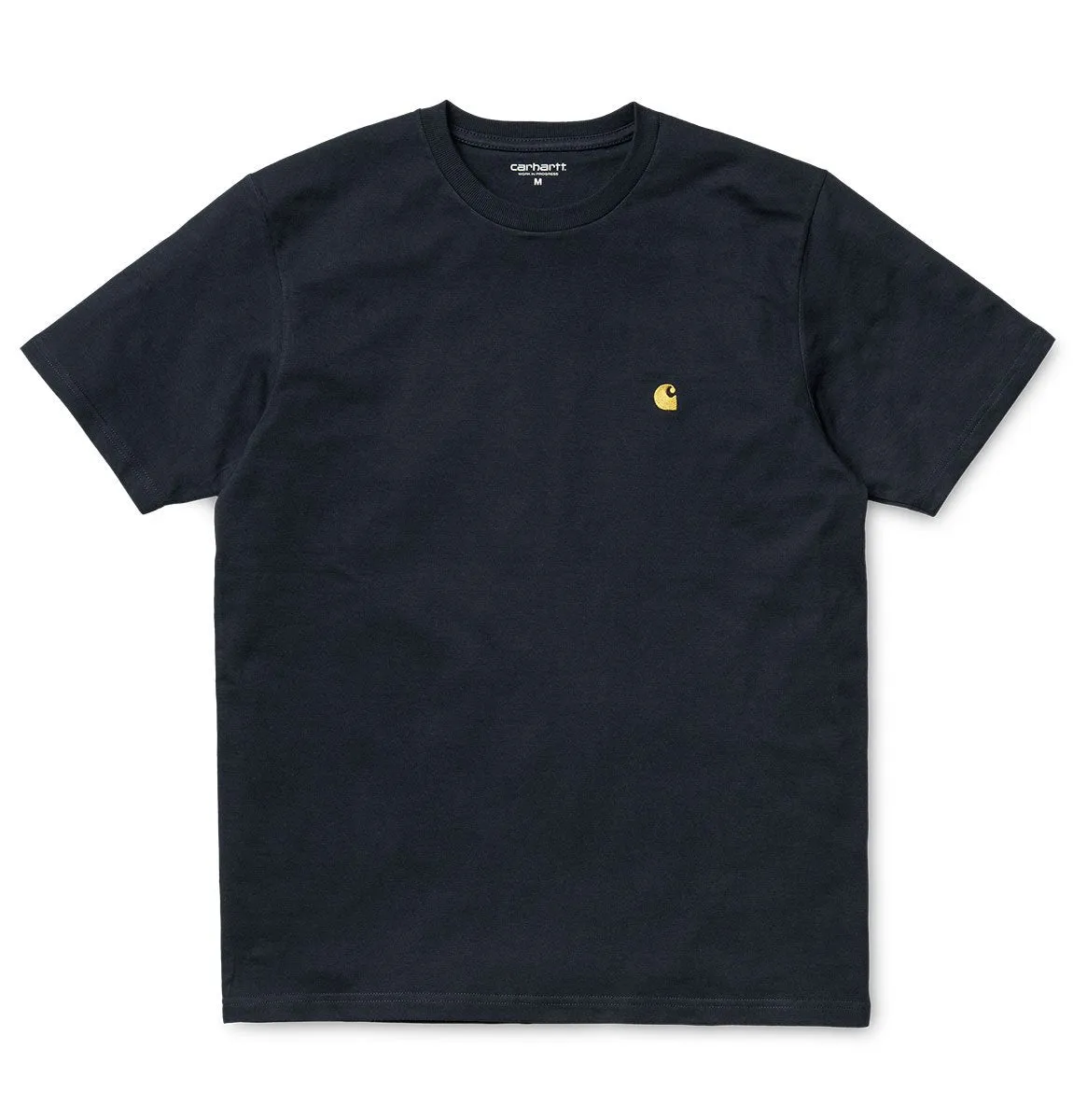 Carhartt WIP S/S Chase T-Shirt – Dark Navy/Gold