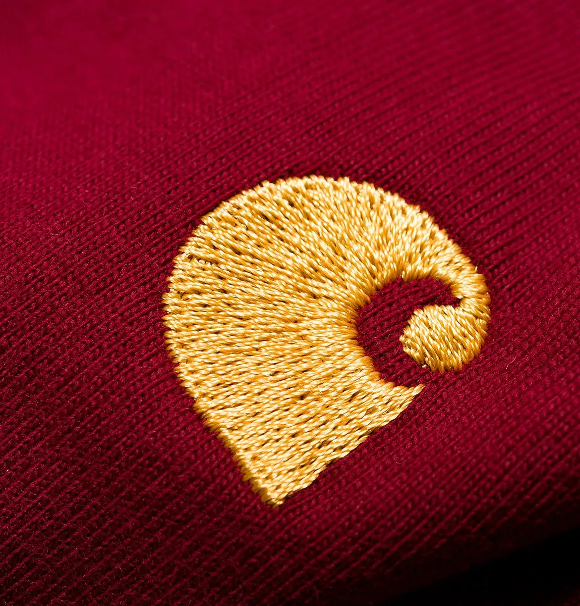Carhartt WIP S/S Chase T-Shirt – Mulberry/Gold