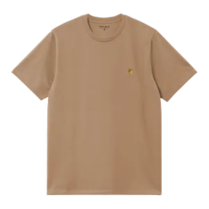 Carhartt WIP S/S Chase T-Shirt - Peanut / Gold