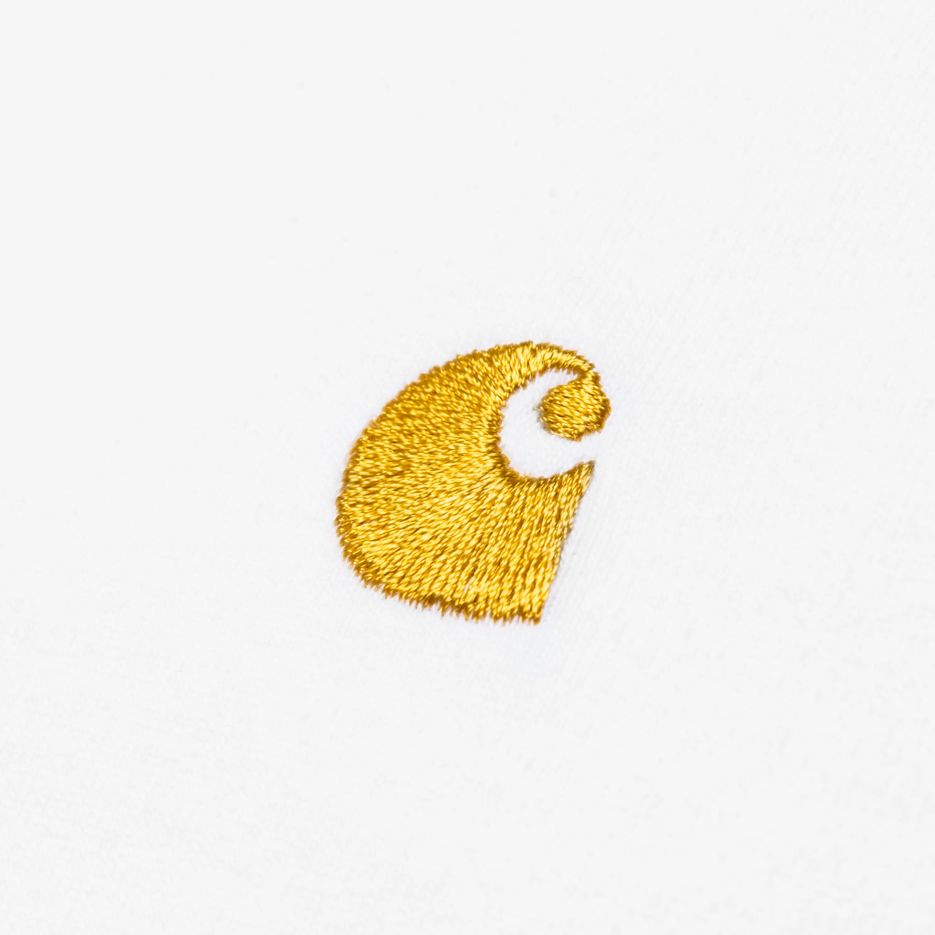Carhartt WIP S/S Chase T-Shirt - White / Gold