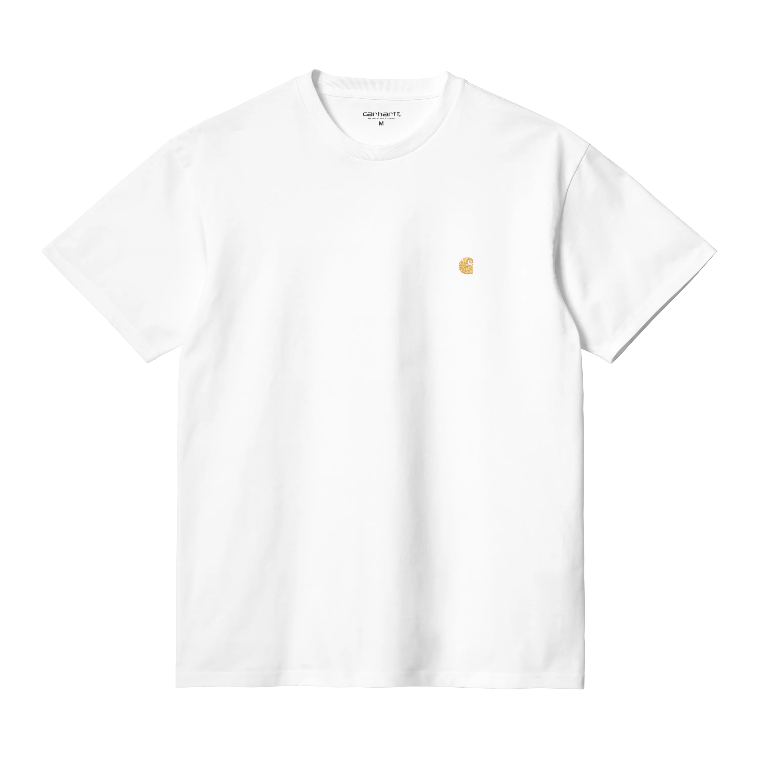 Carhartt WIP S/S Chase T-Shirt - White / Gold