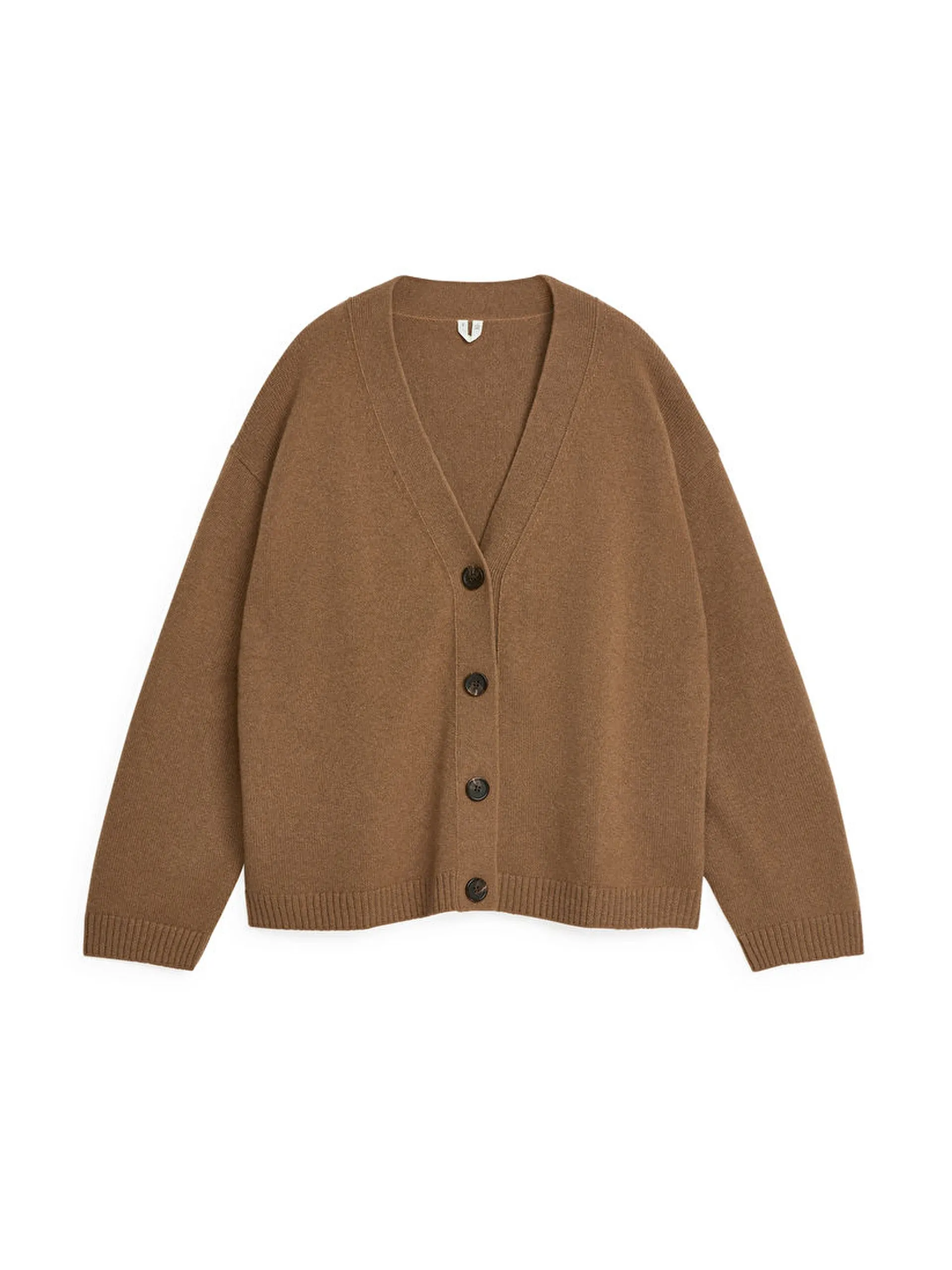 Cashmere-wool cardigan