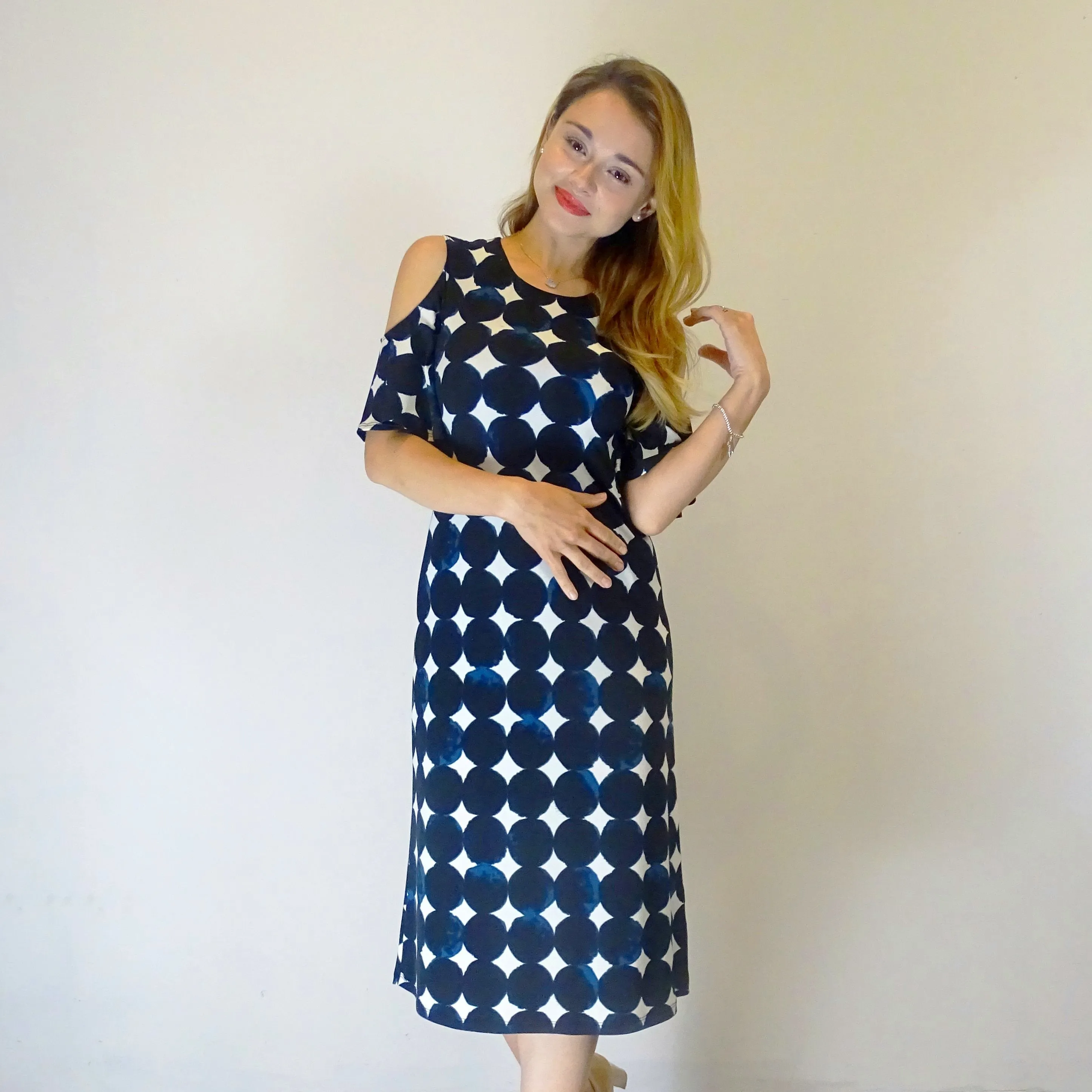 Diamond Off the Shoulder Dress