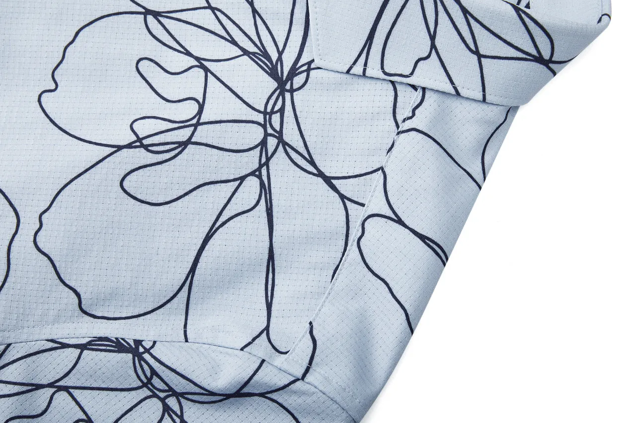 Dry Floral Sketch All Over Print Shirt in Smart Fit