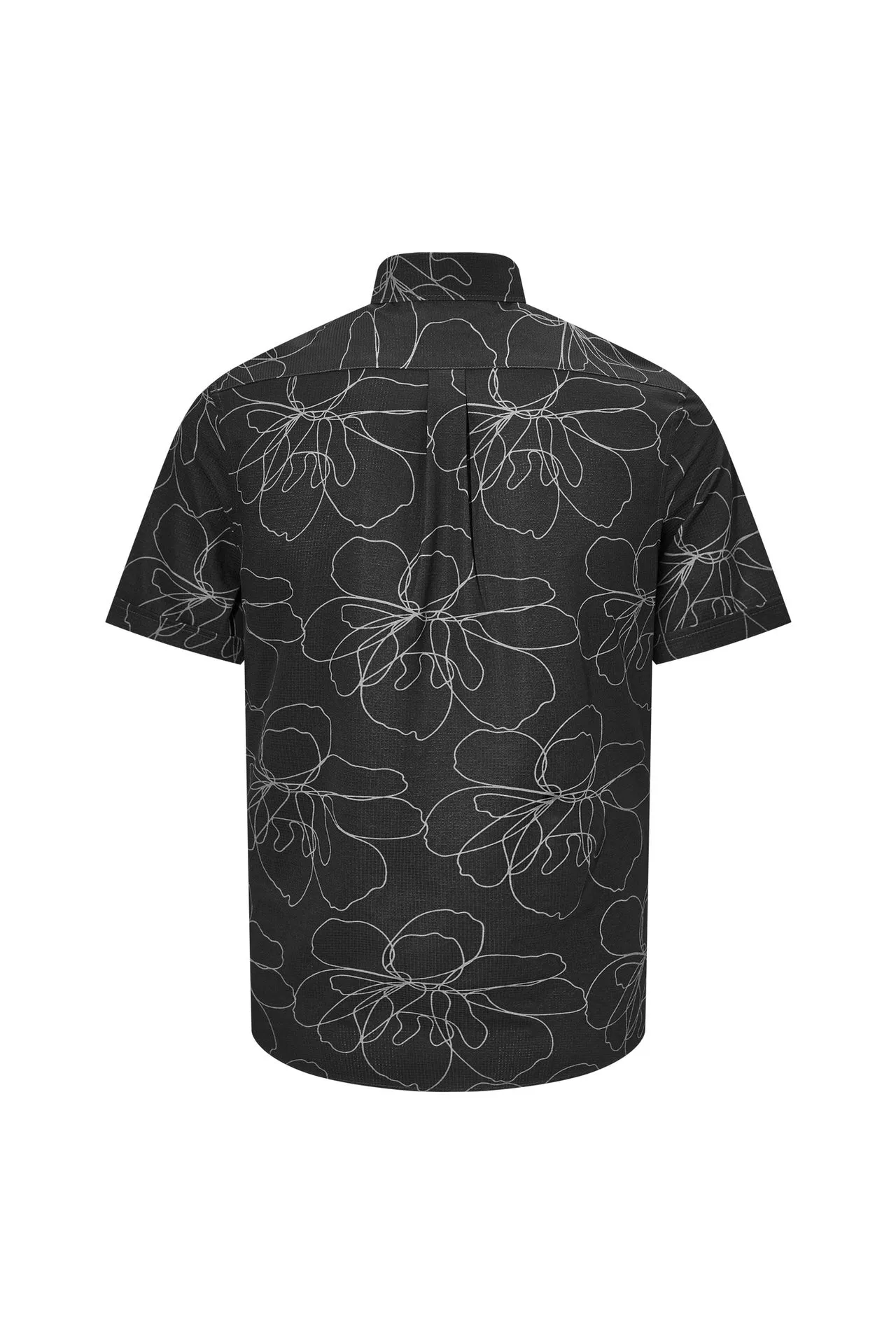 Dry Floral Sketch All Over Print Shirt in Smart Fit