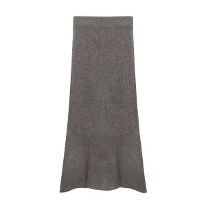 Fashionkova soulja boy outfits Winter Love Soft Micro Fishtail Knitted Skirt Draping Straight Sweet Style Skirt for Women Autumn and Winter