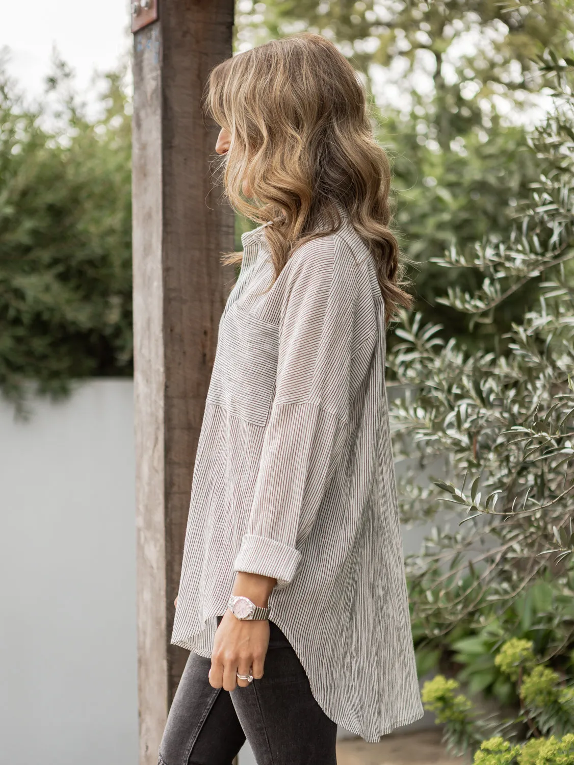 Hildie Shirt - Grey