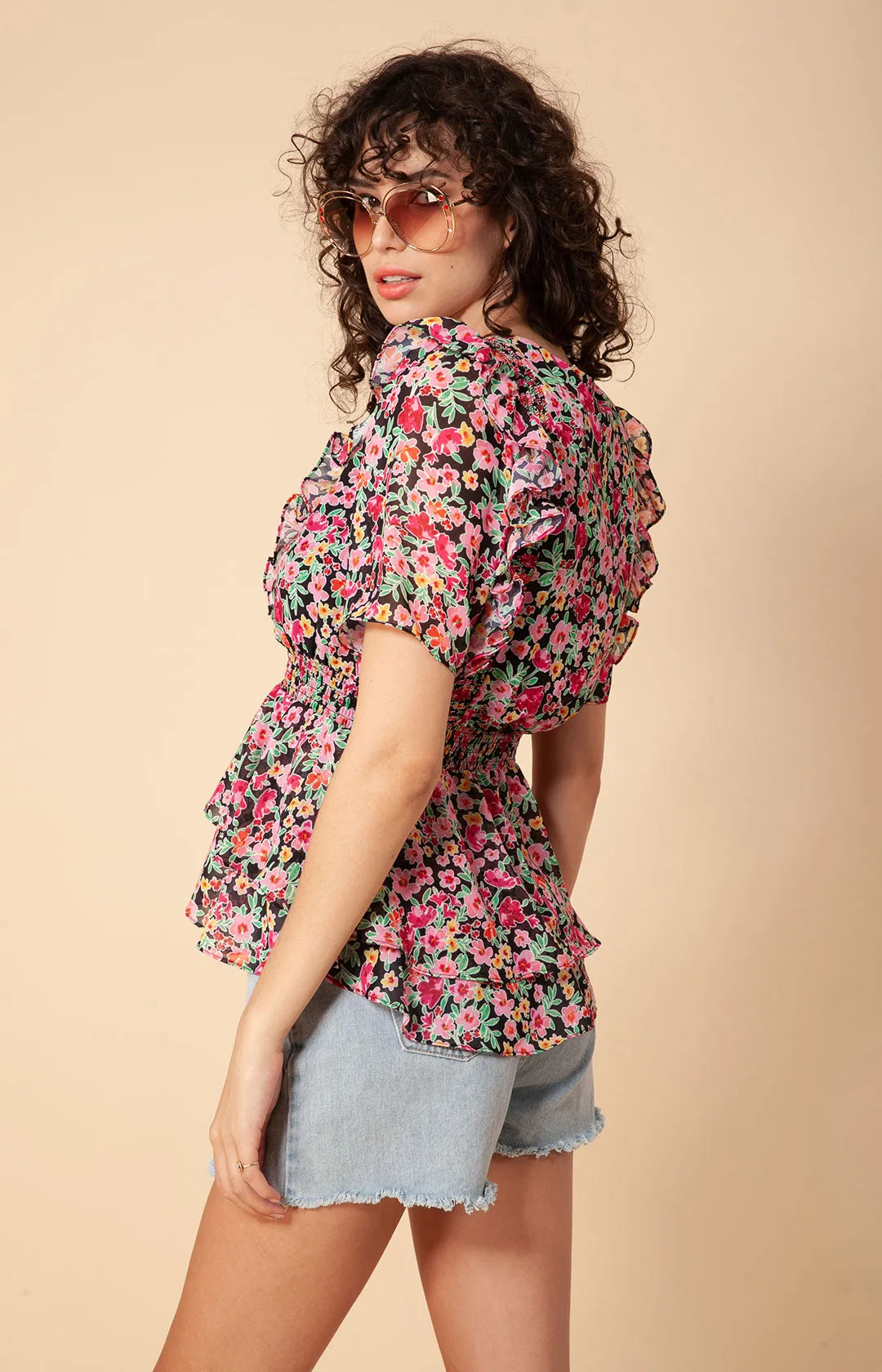 Janice Chiffon Top