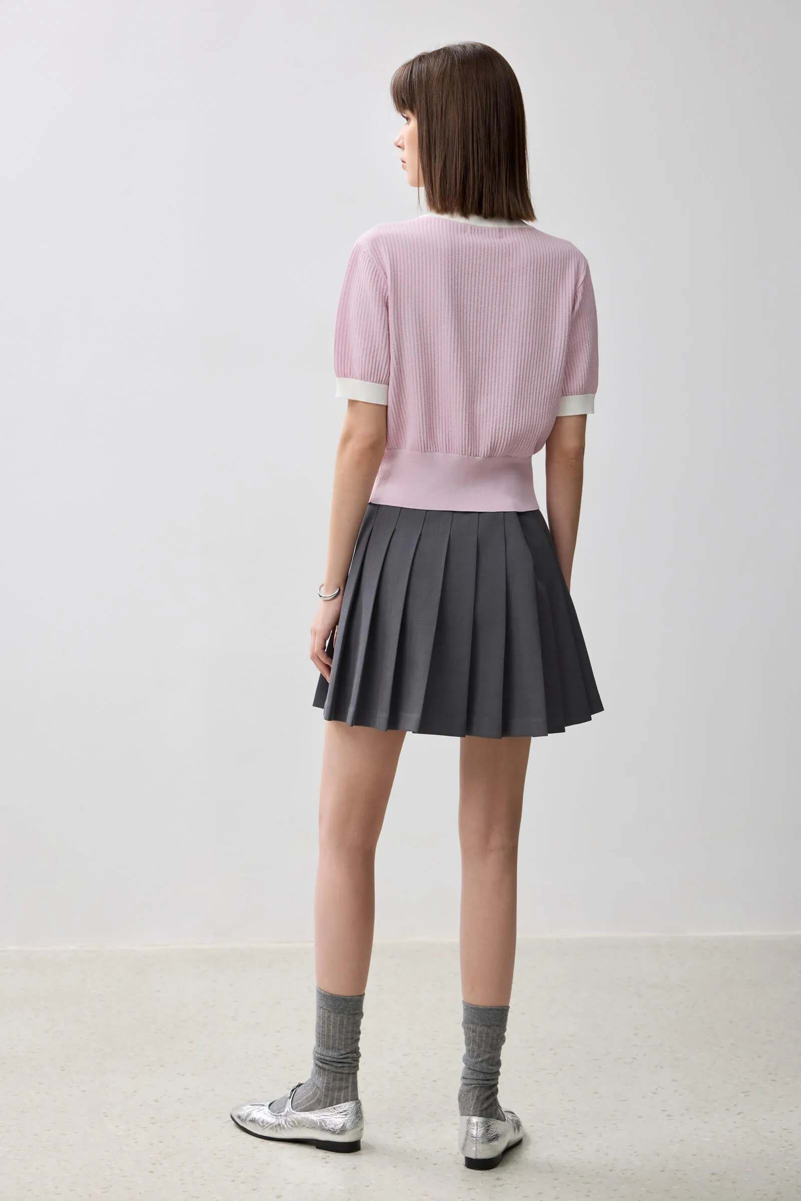 LILY Elegant Tweed-style Cardigan