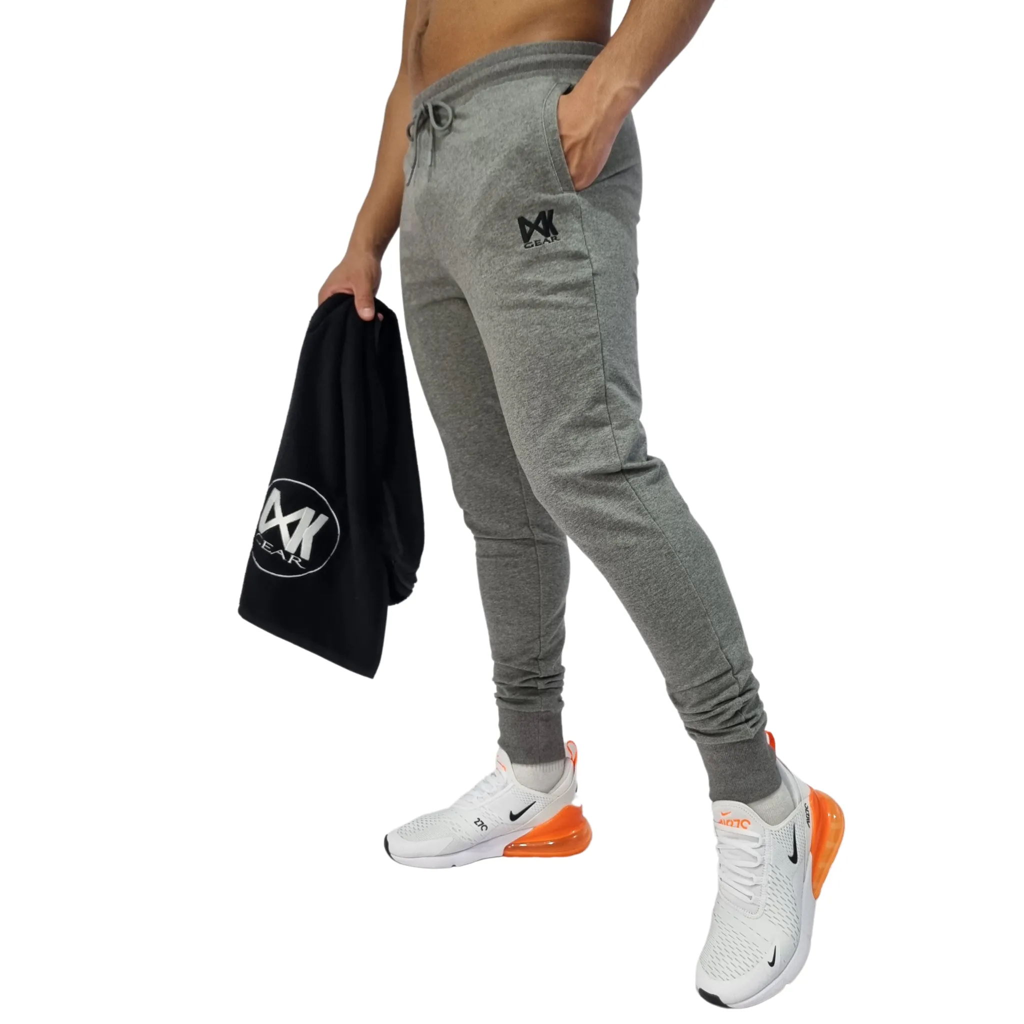 Men's Slim Sweats Trackies - Black