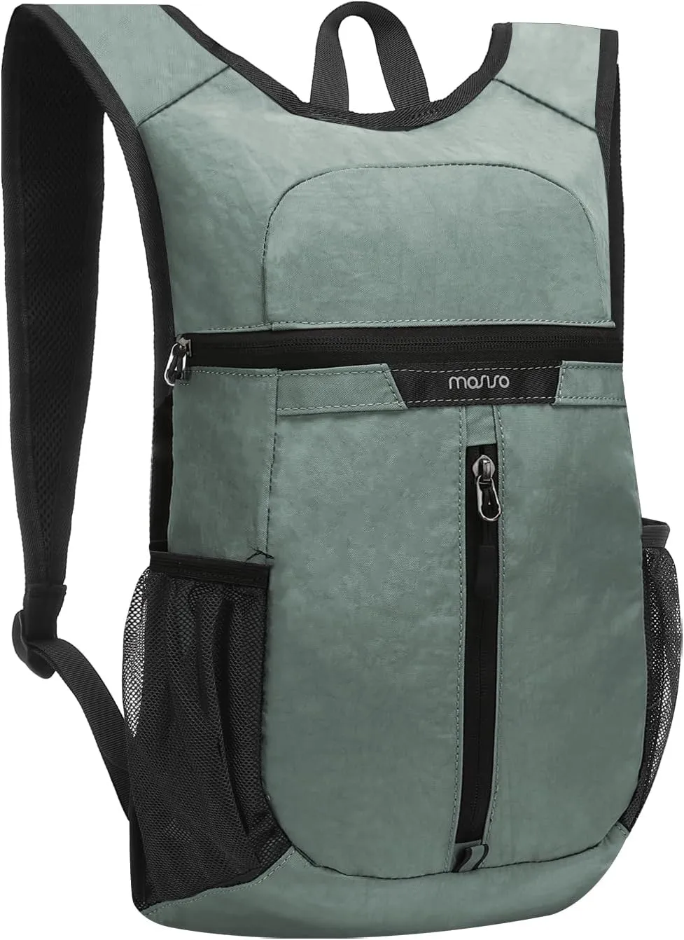 MOSISO Lightweight Hiking Daypack Small Packable Travel Hiking Backpack, Foldable Shoulder Bag with Front Vertical Pocket