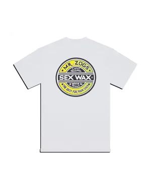 Mr. Zog's Sexwax Fade Men's Short Sleeve Tee - White