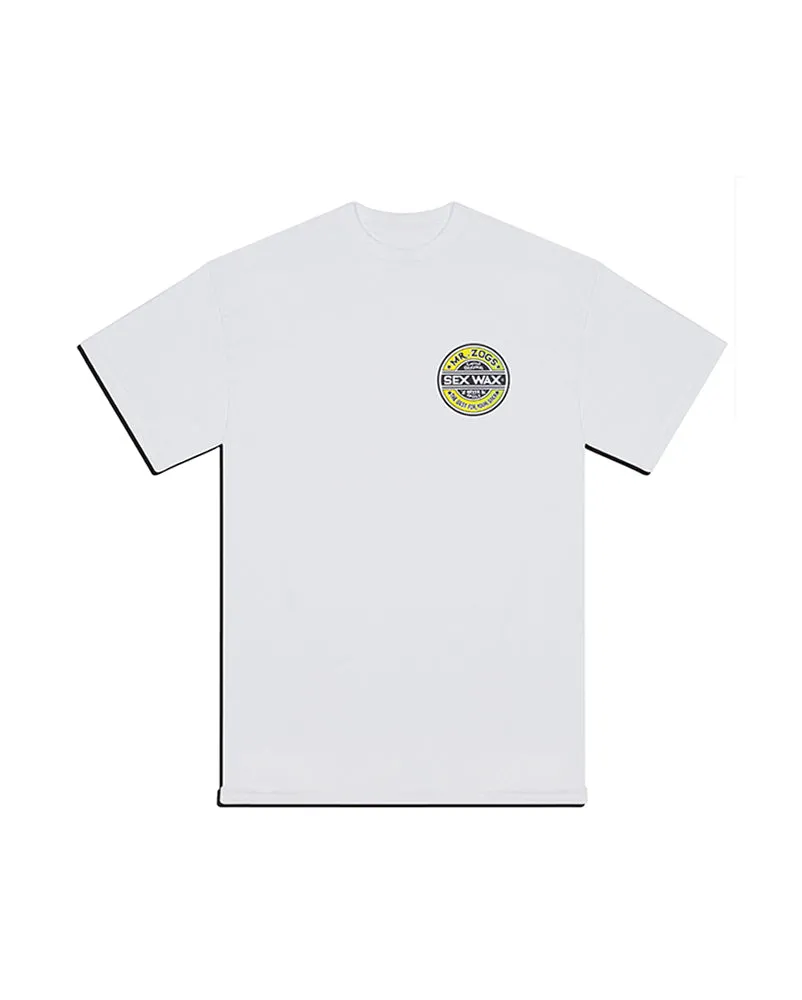 Mr. Zog's Sexwax Fade Men's Short Sleeve Tee - White