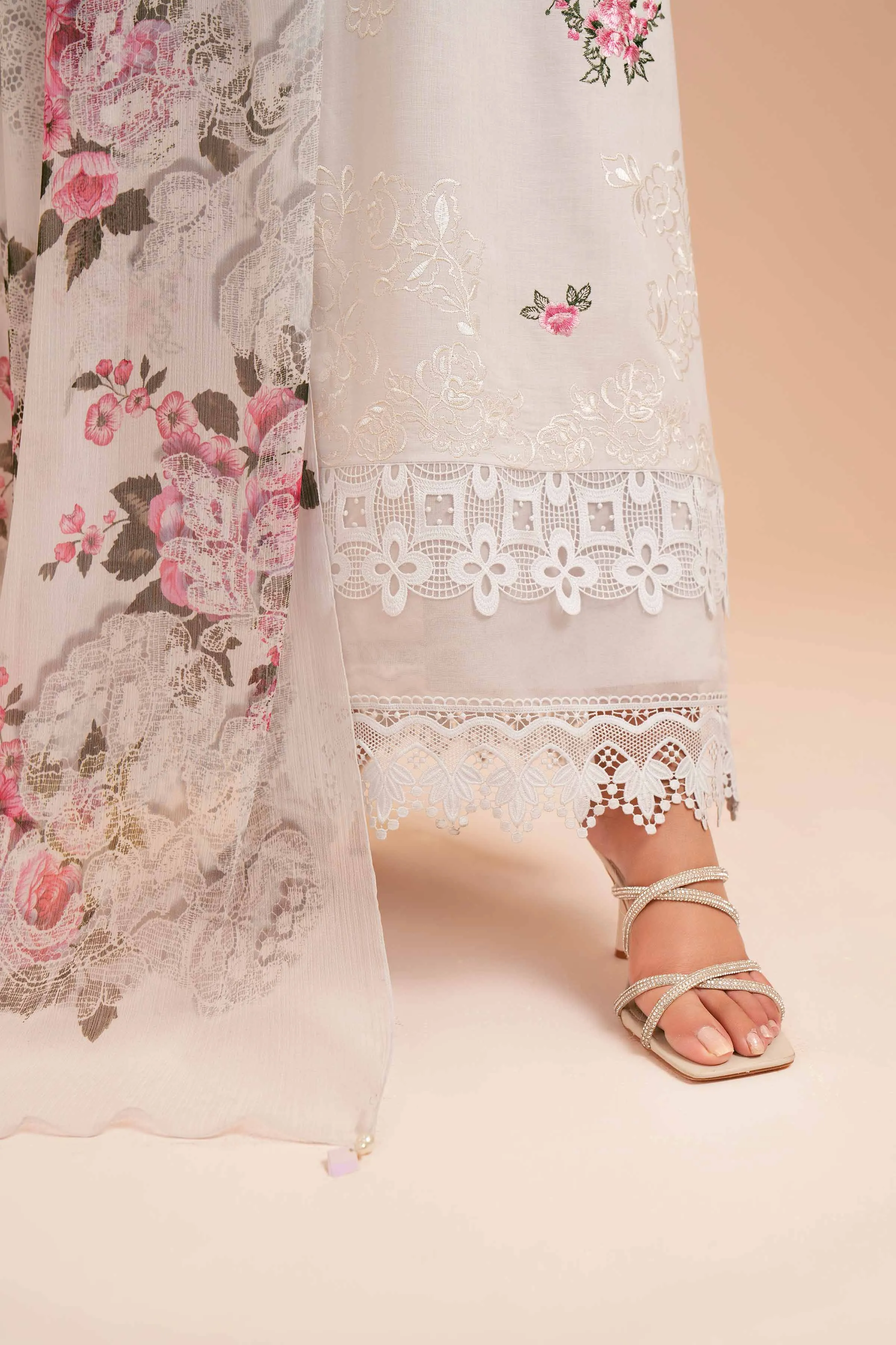 Nishat Linen Spring/Summer Lawn – 3 Piece - Embroidered Suit - 42401688