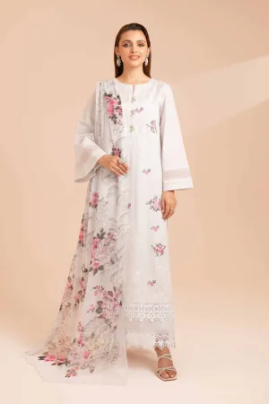 Nishat Linen Spring/Summer Lawn – 3 Piece - Embroidered Suit - 42401688