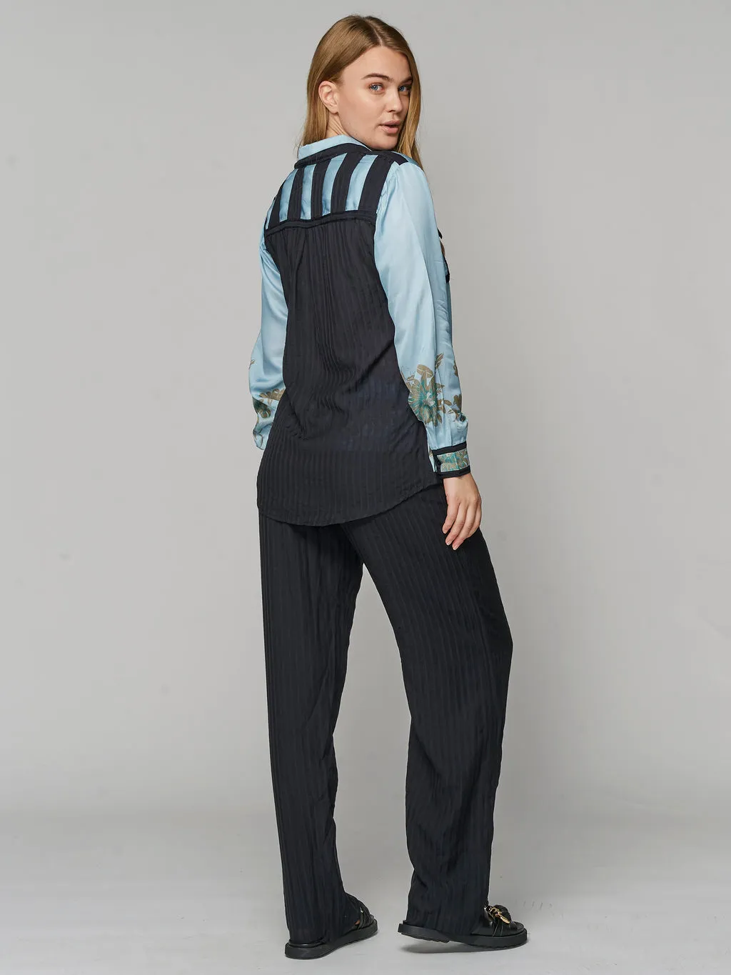Nu Denmark Othea Shirt - Sky Blue