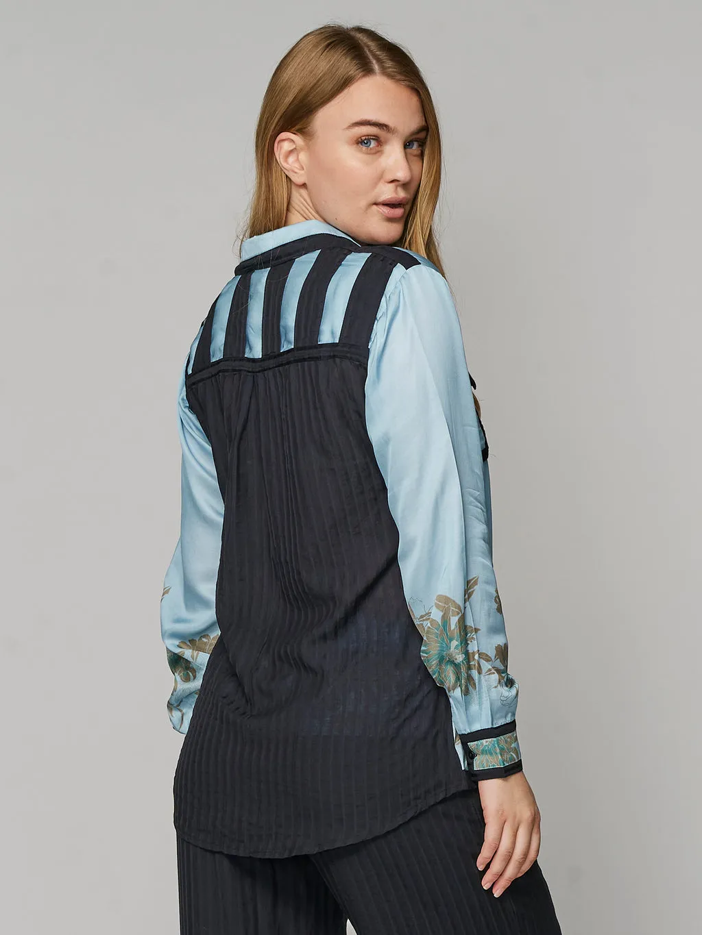 Nu Denmark Othea Shirt - Sky Blue