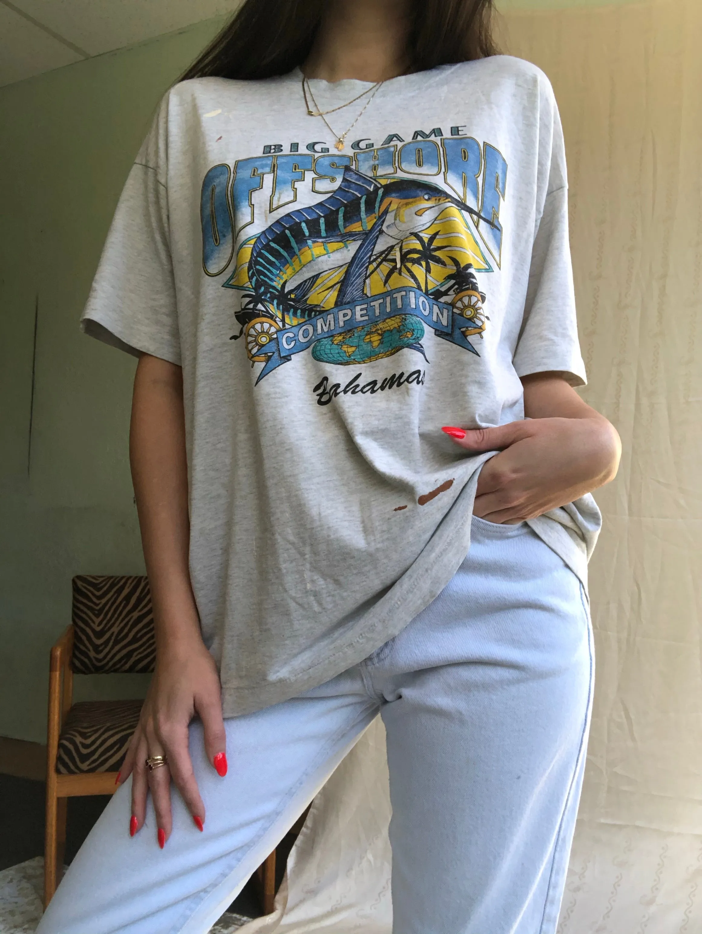 Offshore Trashed Tee