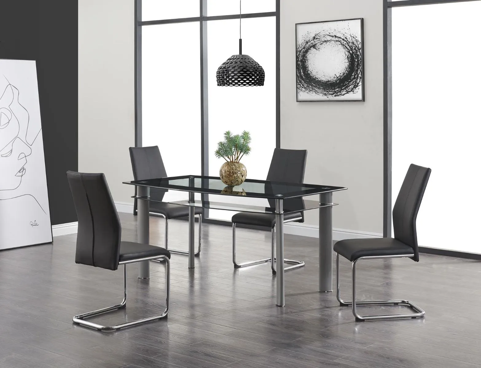 Osceola Black Dining Room Set