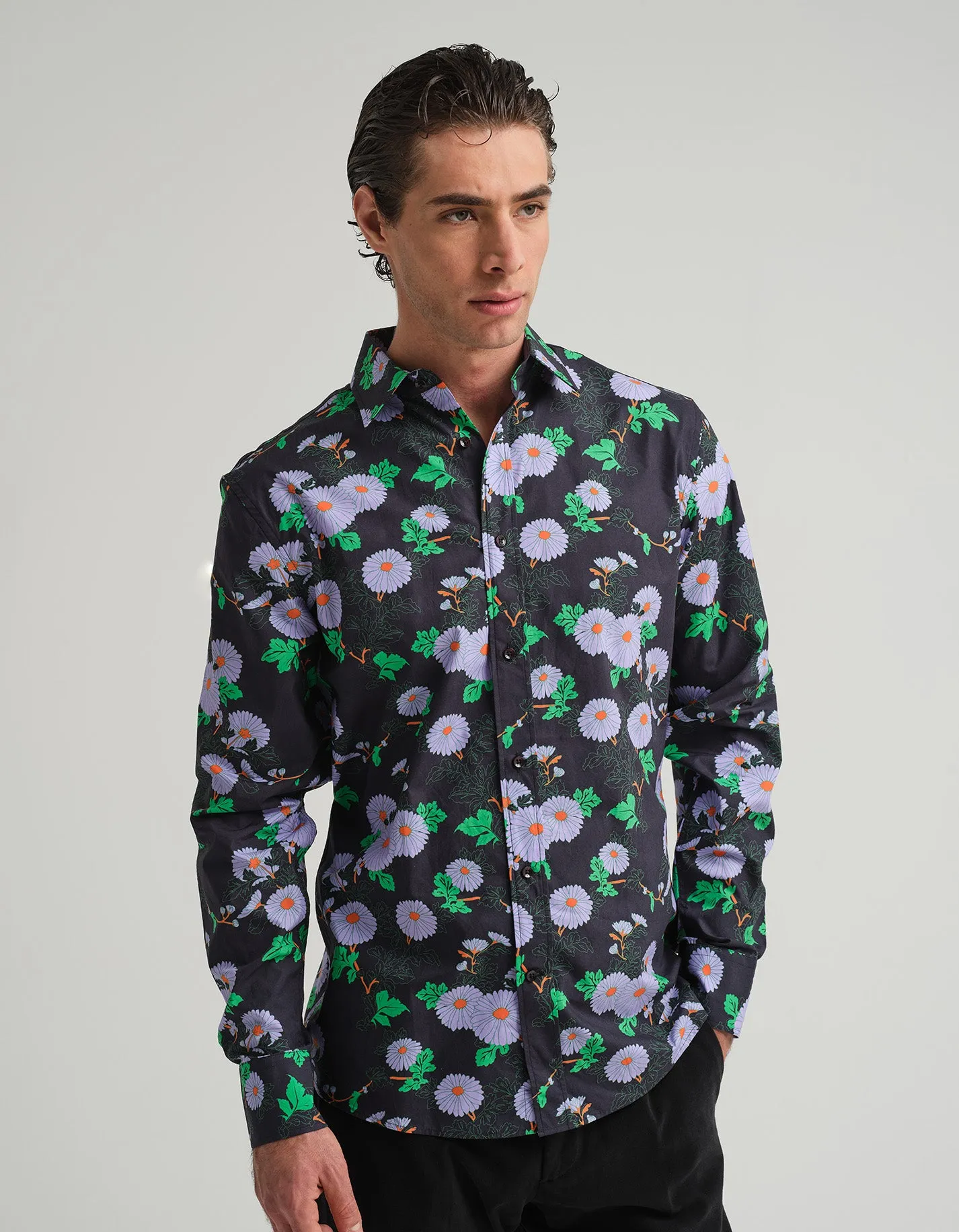 Purple Daisy Shirt