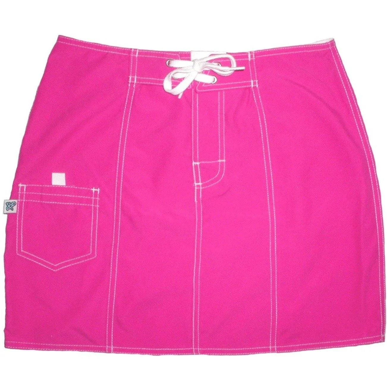 "A Solid Color" Original Style Board Skirt  (Hot Pink)