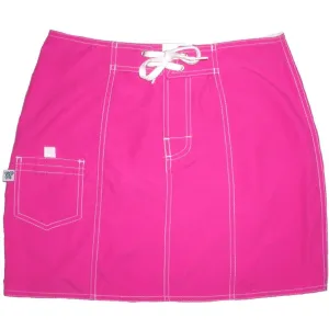 "A Solid Color" Original Style Board Skirt  (Hot Pink)
