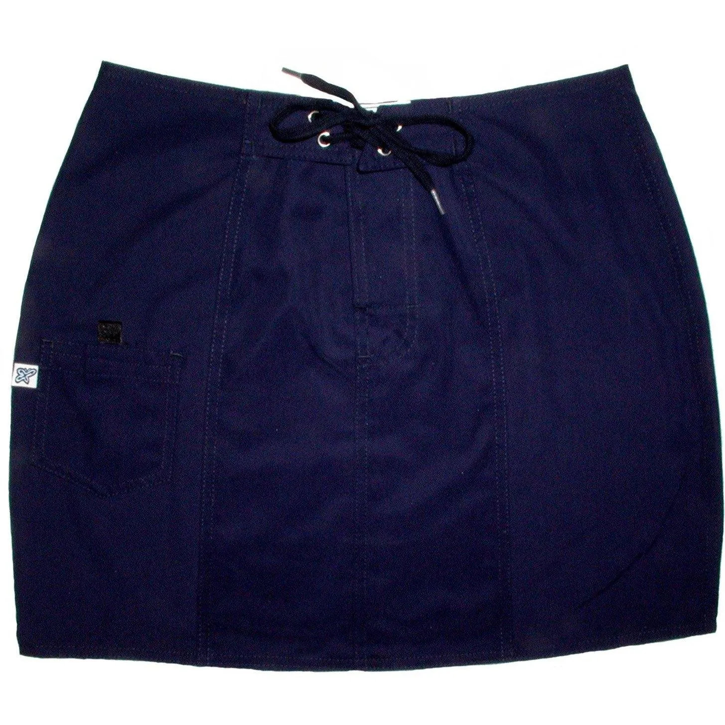 "A Solid Color" Original Style Board Skirt  (Navy)