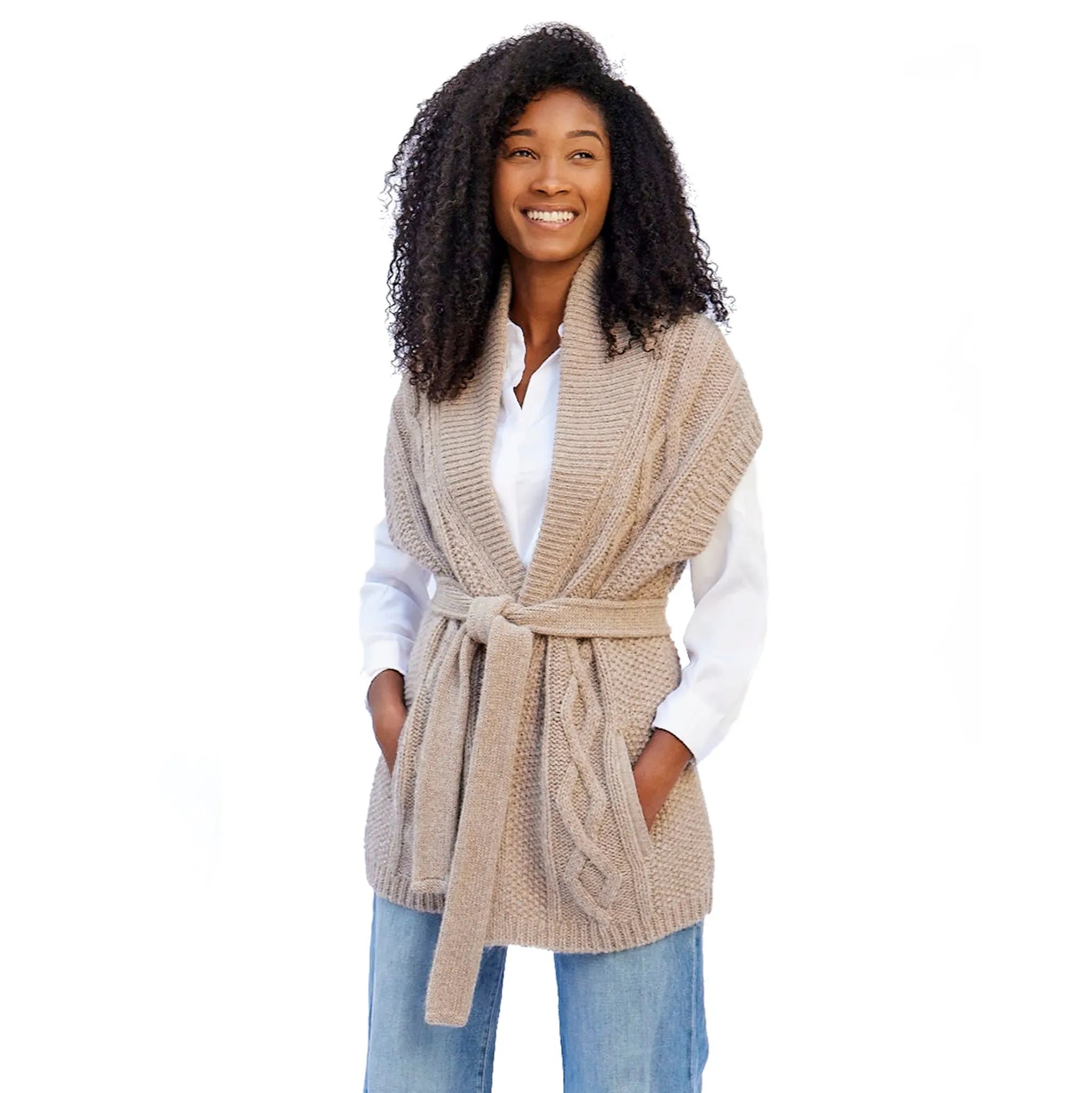 Santa Ynez Sleeveless Cardigan