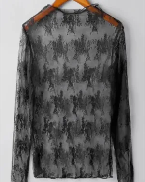 Sheer Lace Top