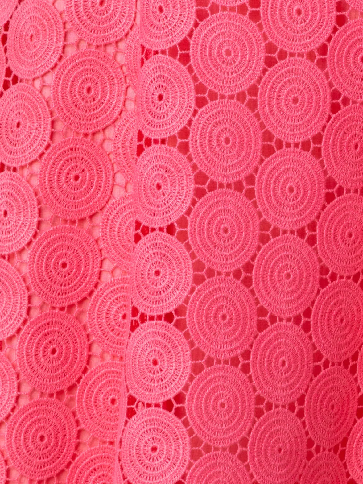 Short A-Line Flared Skirt in Dot Embroidery