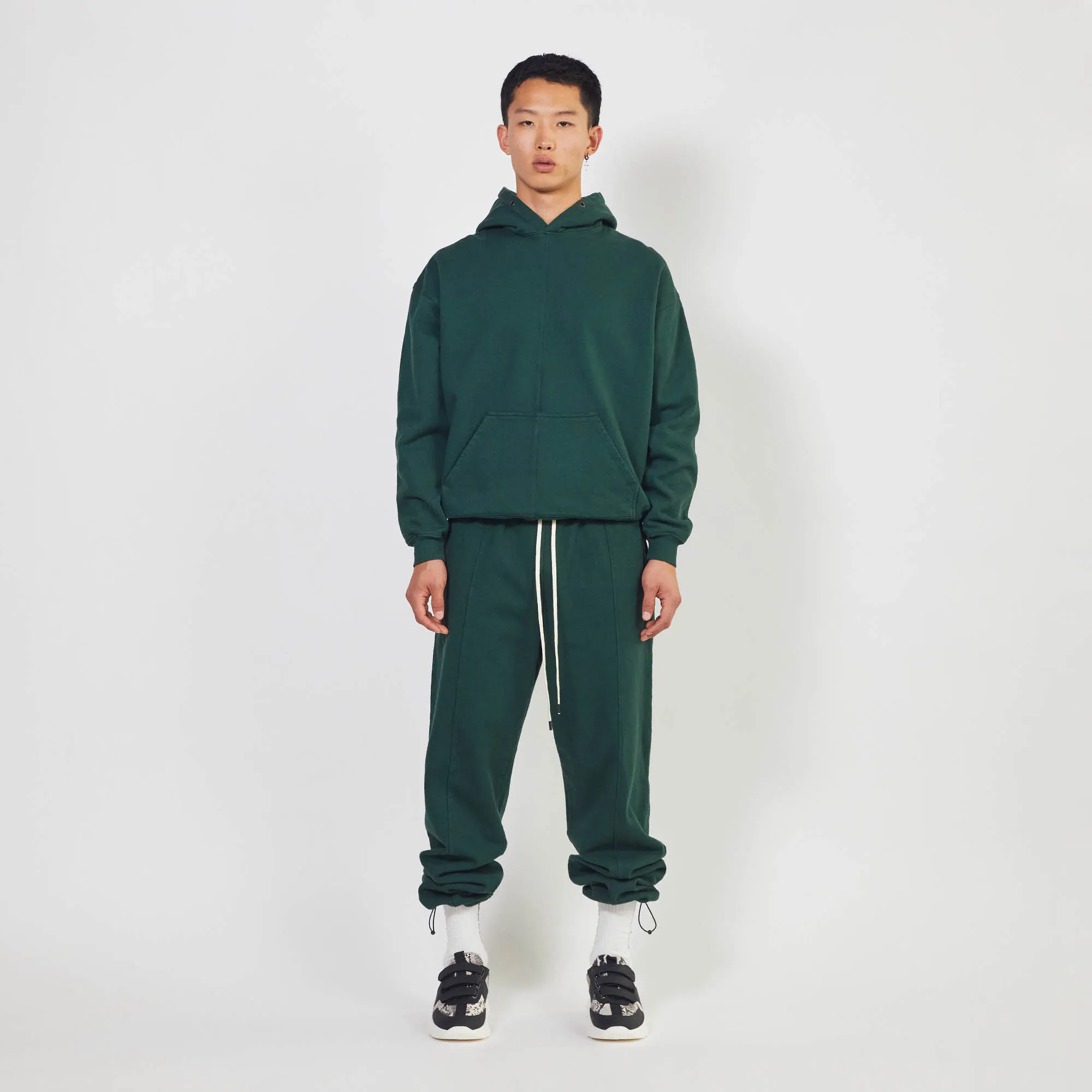 surplus sweatpants / hunter green