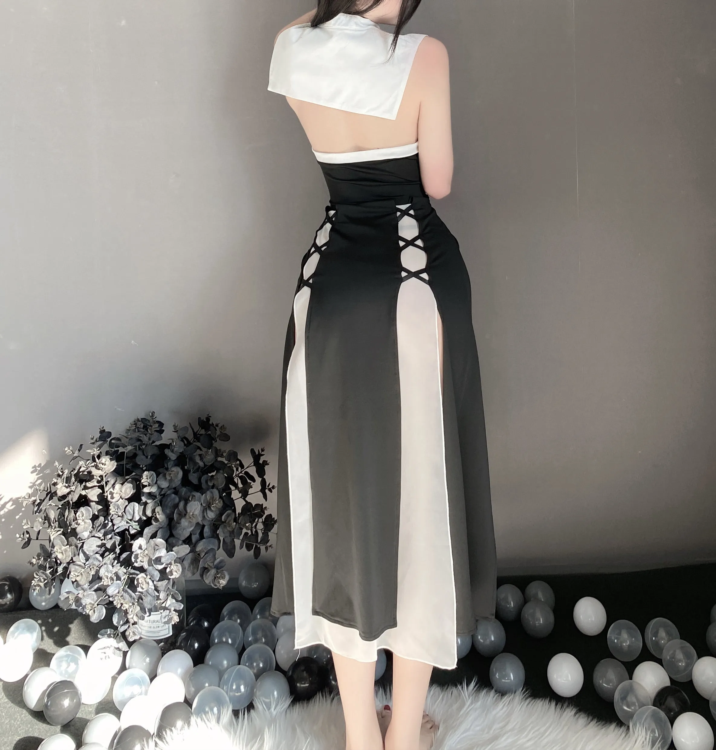 T-2717 Temptation nun cute uniform set