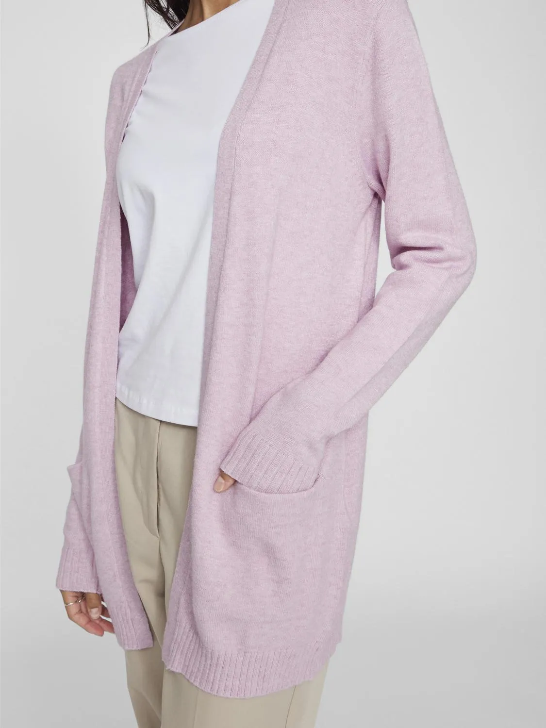 VIRIL Knit Cardigan - Winsome Orchid