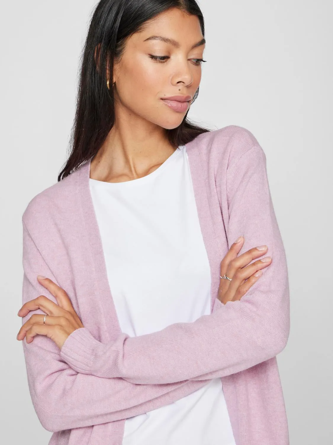 VIRIL Knit Cardigan - Winsome Orchid