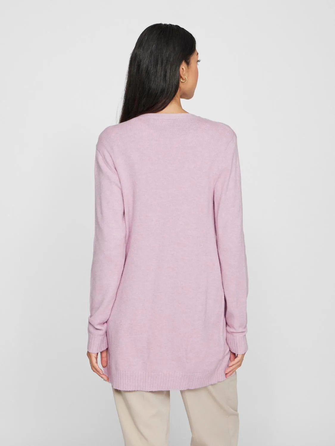 VIRIL Knit Cardigan - Winsome Orchid