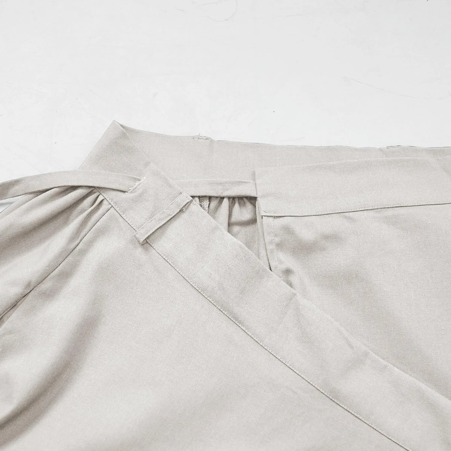 Women's Linen Wrap Skirt Casual Maxi Skirt Vintage A line Linen Skirt